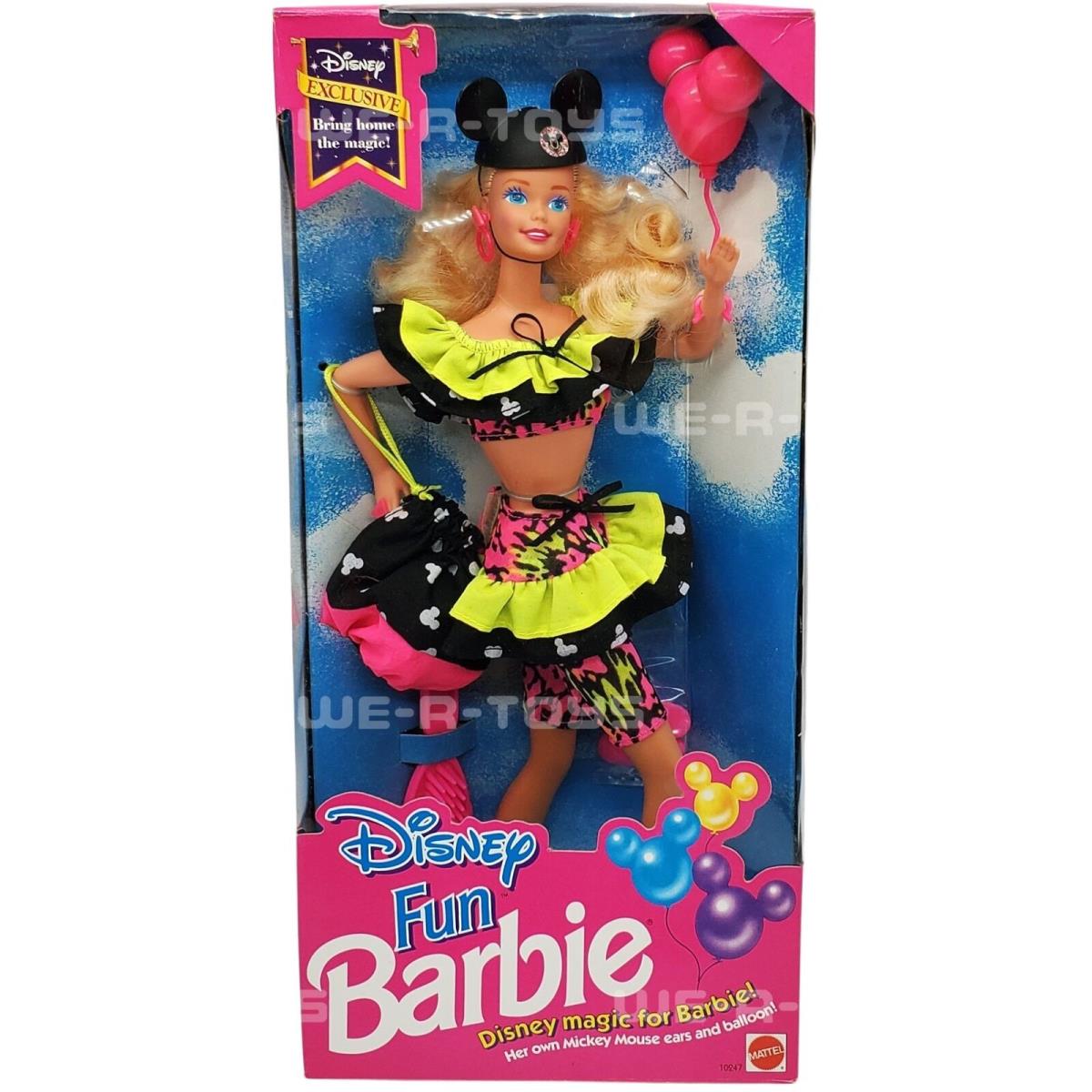 Barbie Disney Fun Exclusive Doll 1992 Mattel 10247