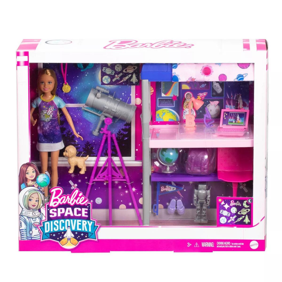 Mattel Barbie Space Discovery Stacie`s Room Playset GTW33 2021 Release Htf