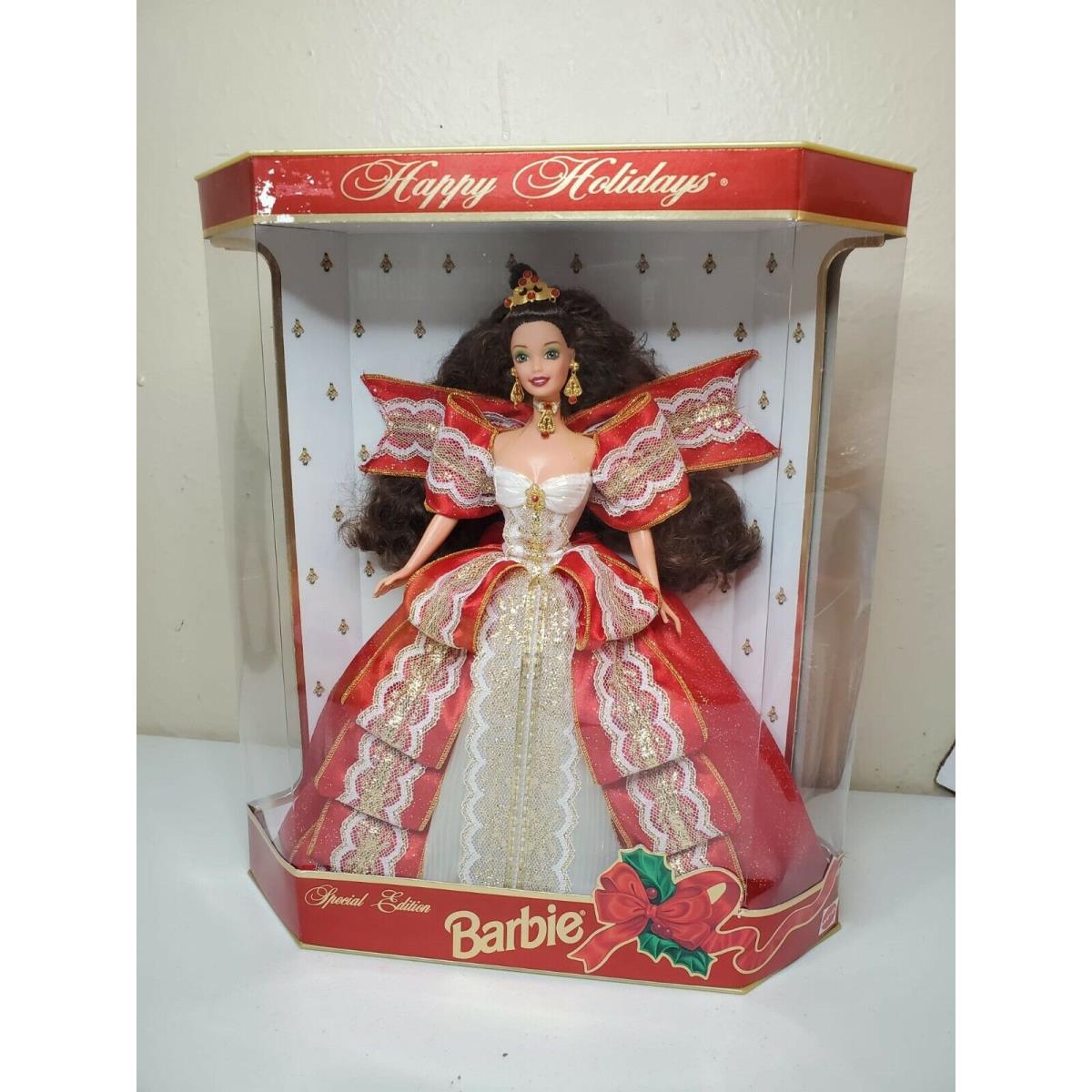 Vintage Barbie Happy Holidays Special Edition 10th Anniversay 1997 Doll Collect