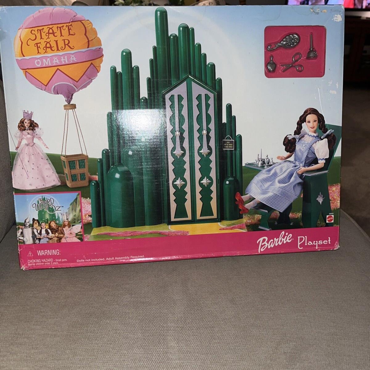 The Wizard of Oz Barbie Playset Omaha State Fair 2000 Emerald City