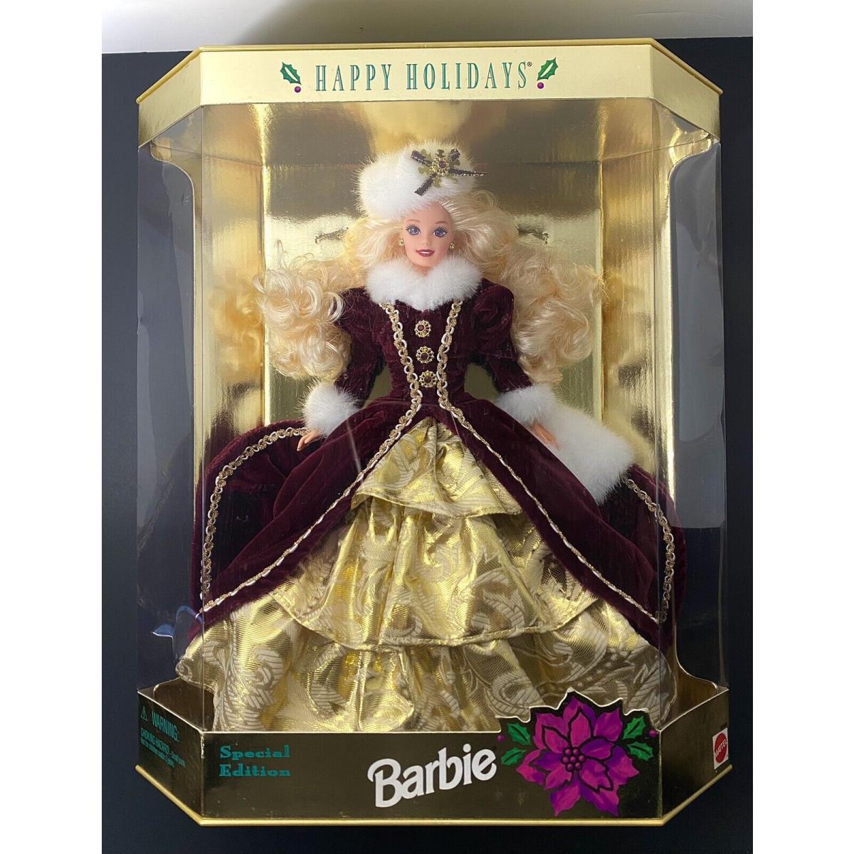 New/ `96 Barbie Doll Happy Holidays Special Edition