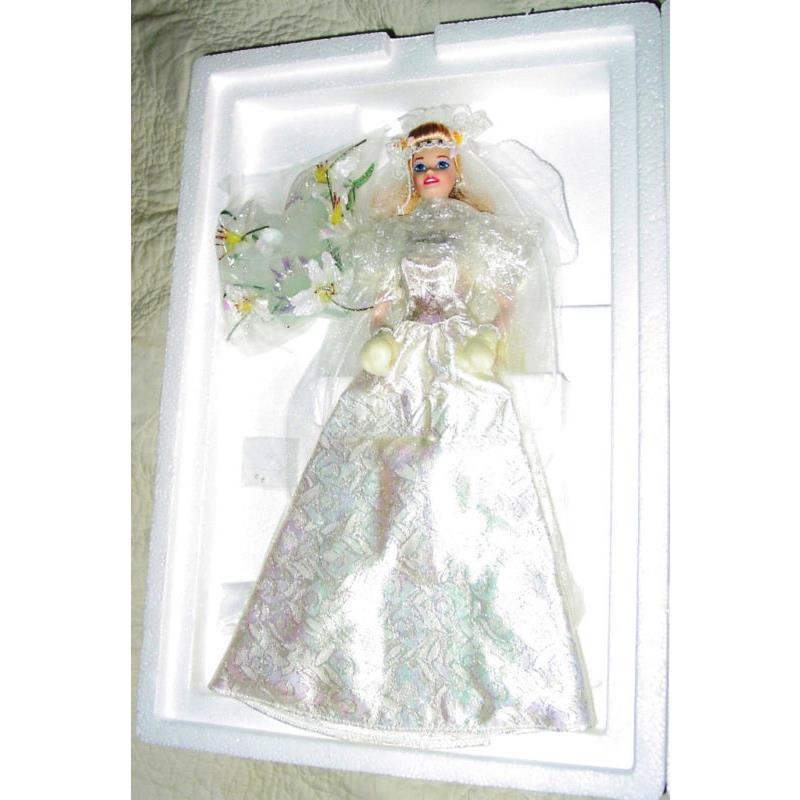 Barbie Star Lily Bride Doll Starlily Porcelain Shipper