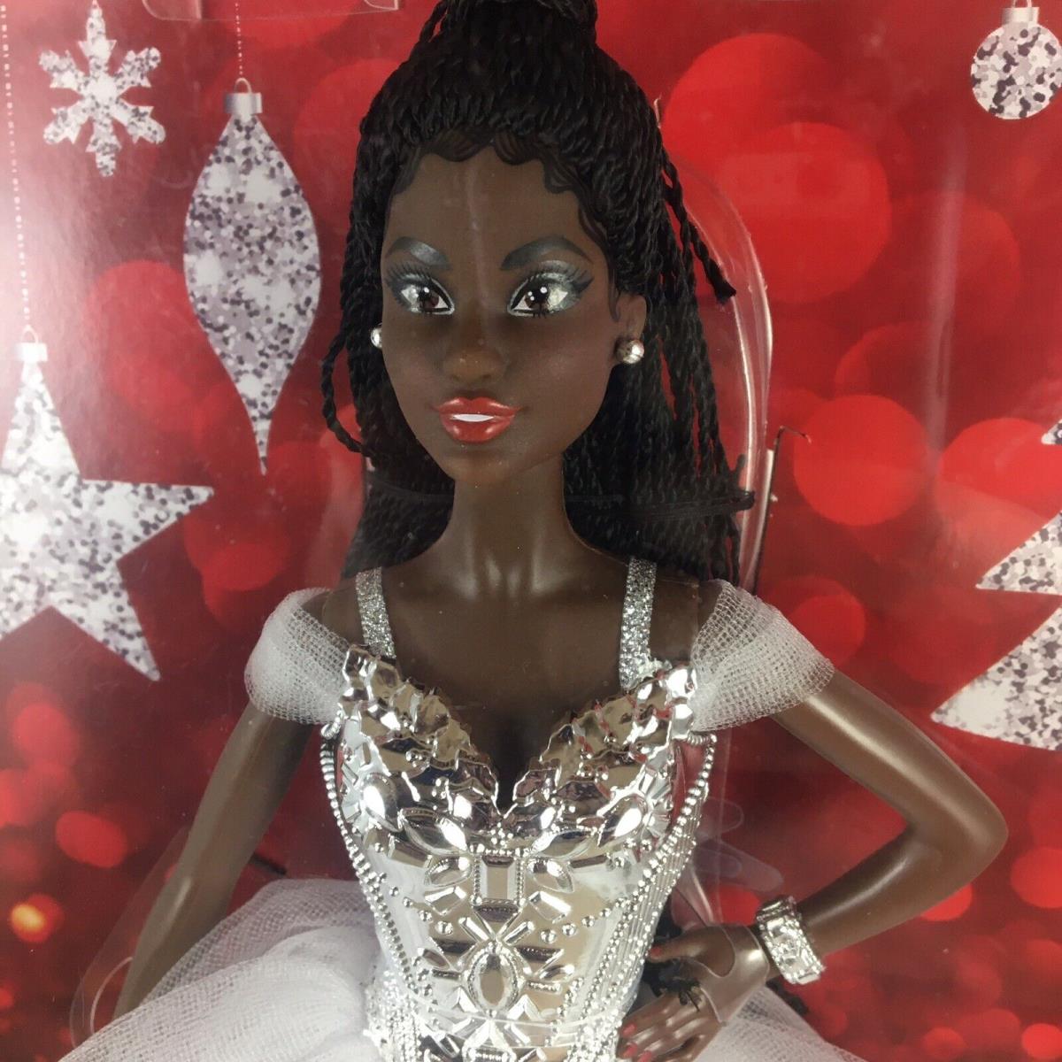 Holiday Barbie 2021 Signature African American Silver Nos Christmas Doll