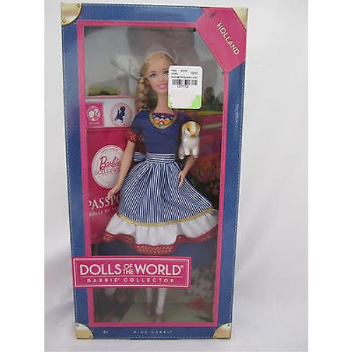 Mattel Barbie Dolls of The World Holland 2011 Dotw Mint Nrfb Dutch