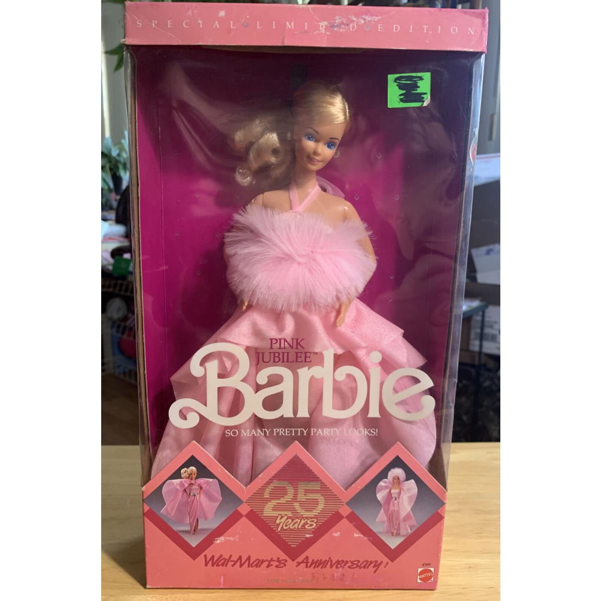 Pink Jubilee Barbie/ Walmart s 25th Anniversary Doll 1987 Nrfb