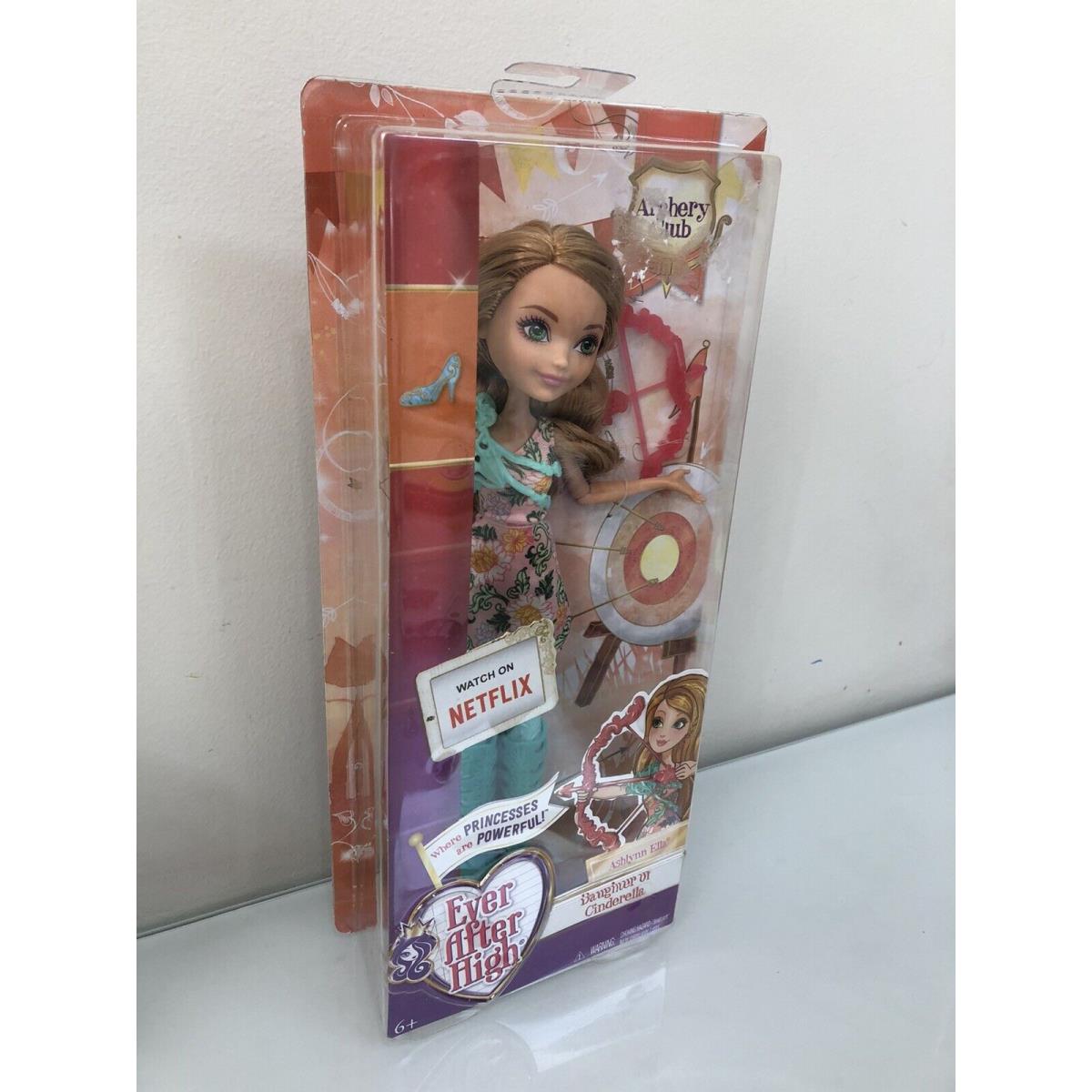 Ever After High Doll Ashlynn Ella Archery Club Daughter of Cinderella - Htf