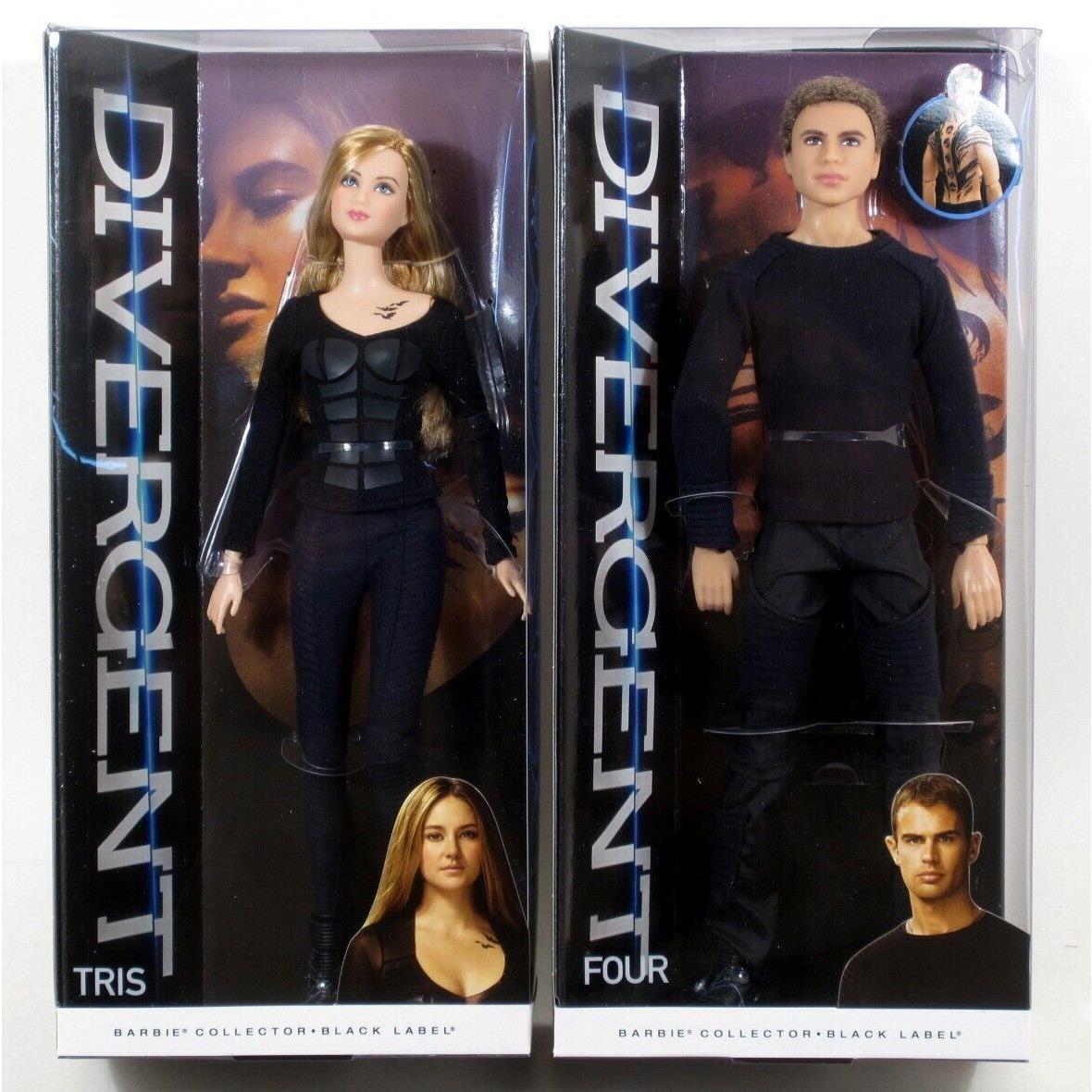2014 Barbie Collector Divergent Movie Tris Four 12 Doll Set