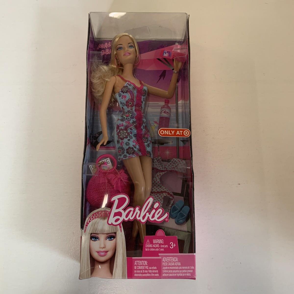 Barbie Malibu Beach Vacation Doll Target Exclusive 2010 Mattel No. T7578 Nrfb