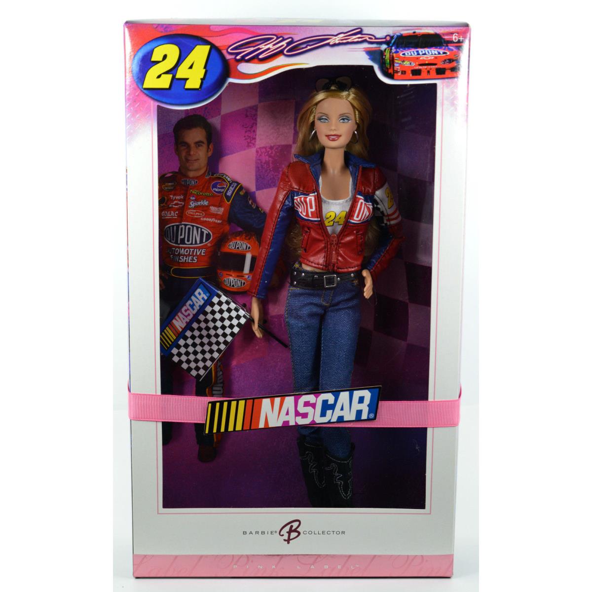 Barbie 12 Jeff Gordon 24 2006 Nascar Pink Label Collector Doll