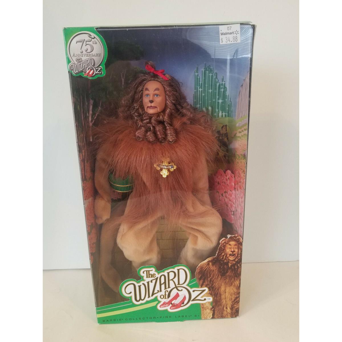 Barbie The Wizard Of Oz 75th Anniversary Cowardly Lion Pink Label 2013