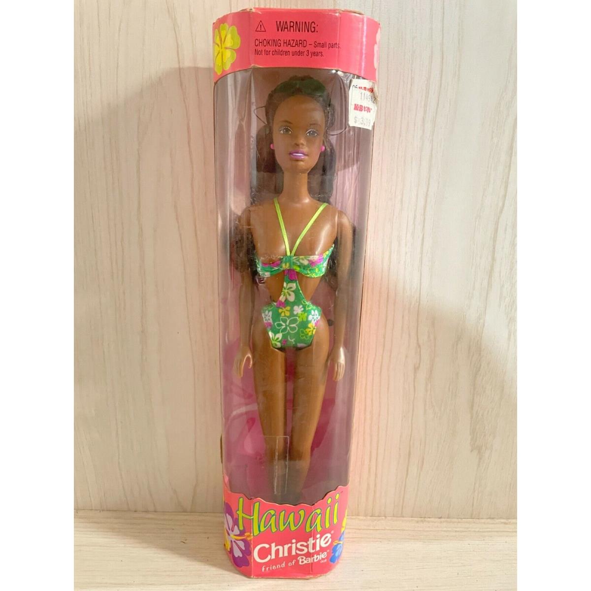 Mattel 1999 Hawaii Christie Friend Of Barbie Doll Green Swimsuit