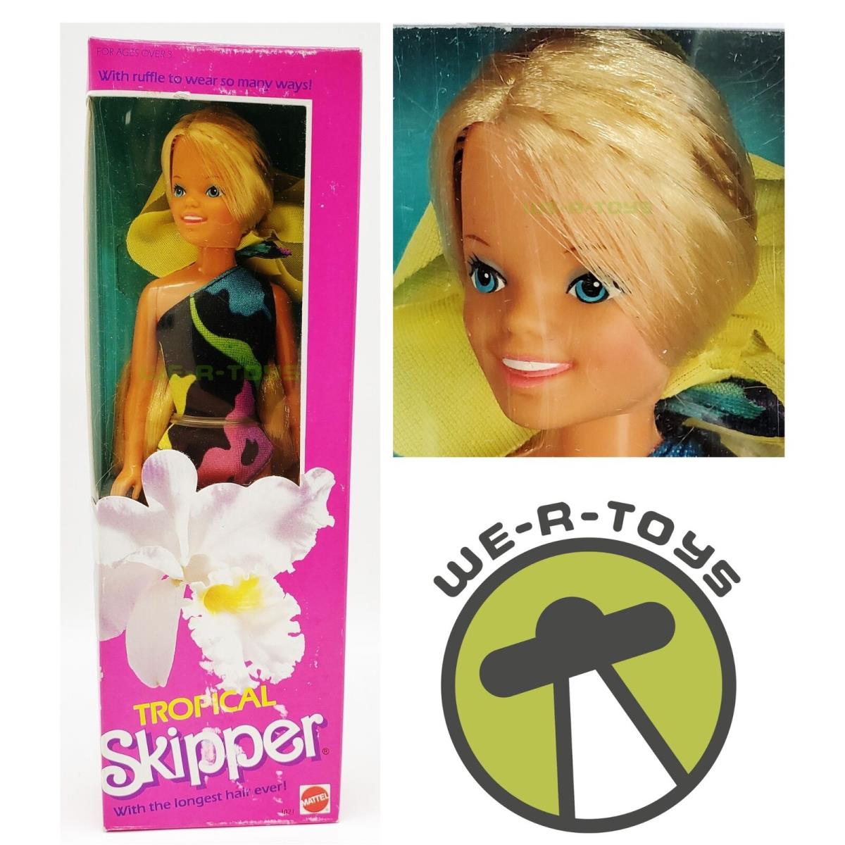 Barbie Tropical Skipper Doll 1985 Mattel No. 1021