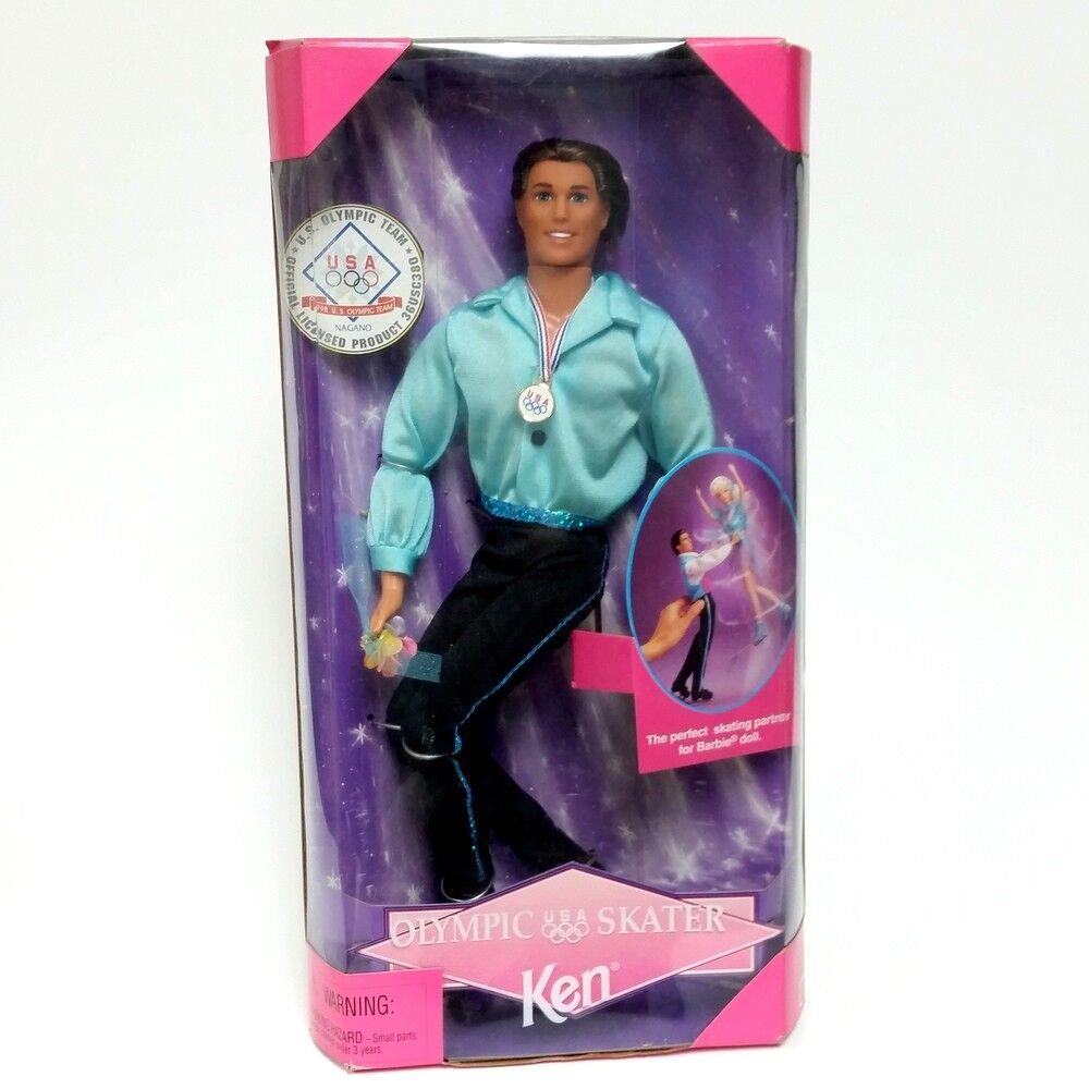 Barbie Mattel Ken Olympic Usa Skater Ken Doll From 1997