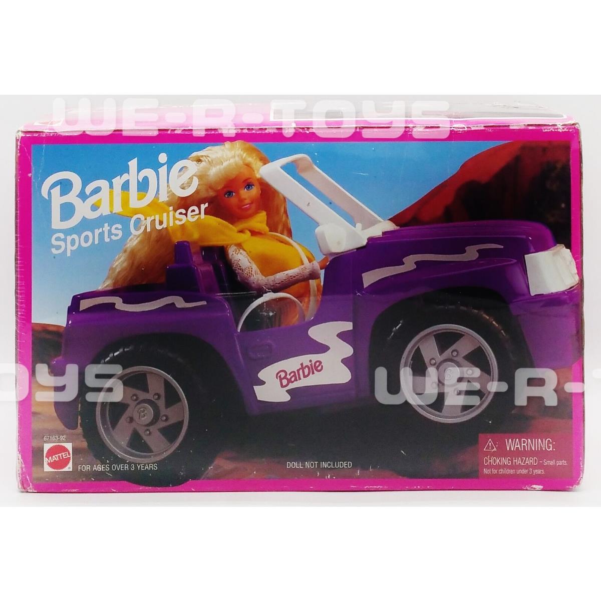 Barbie Purple Sports Cruiser Mattel 1996 No 6716392 Nrfb