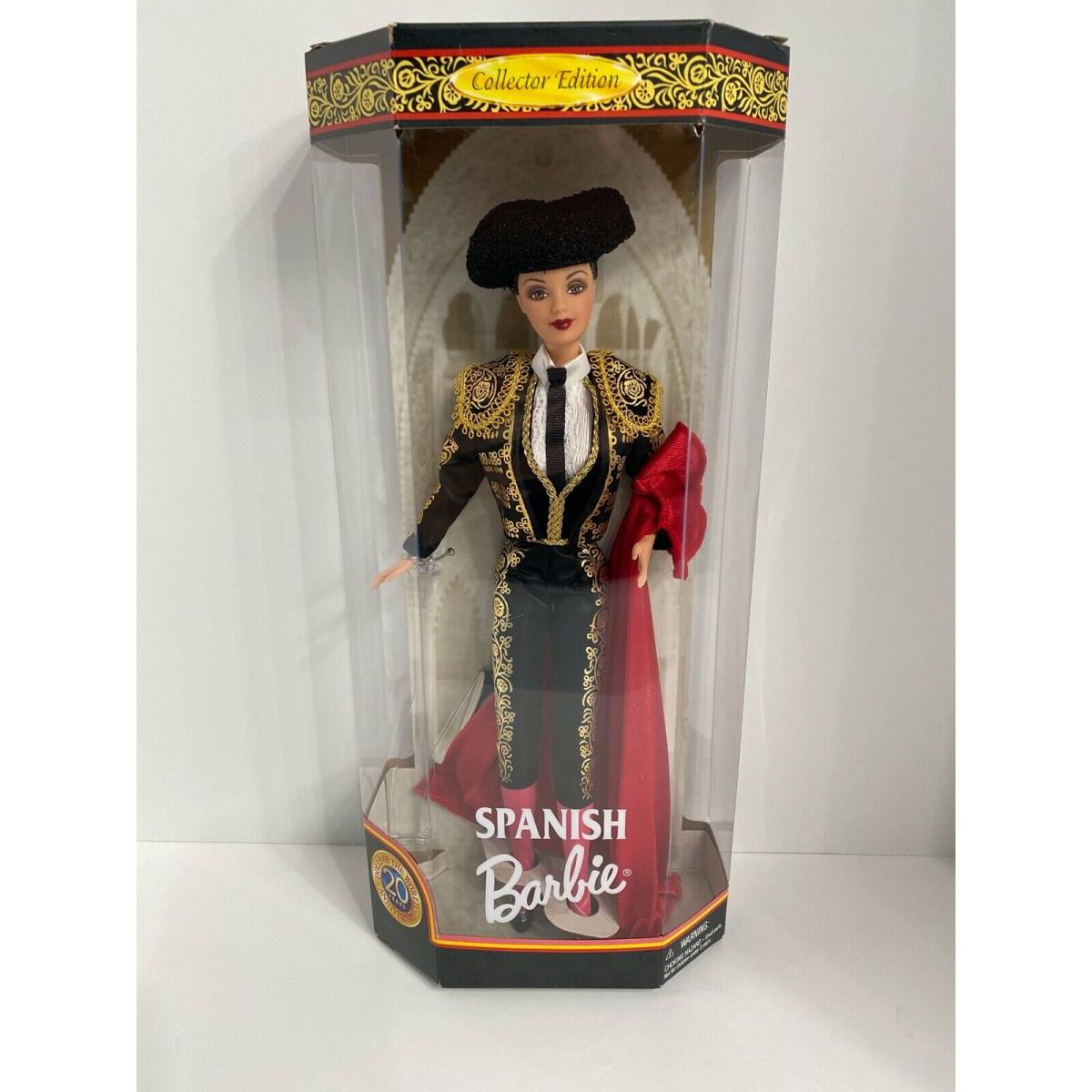 Spanish Barbie 1999 Mattel Dolls of The World 20th Anniversary 24670