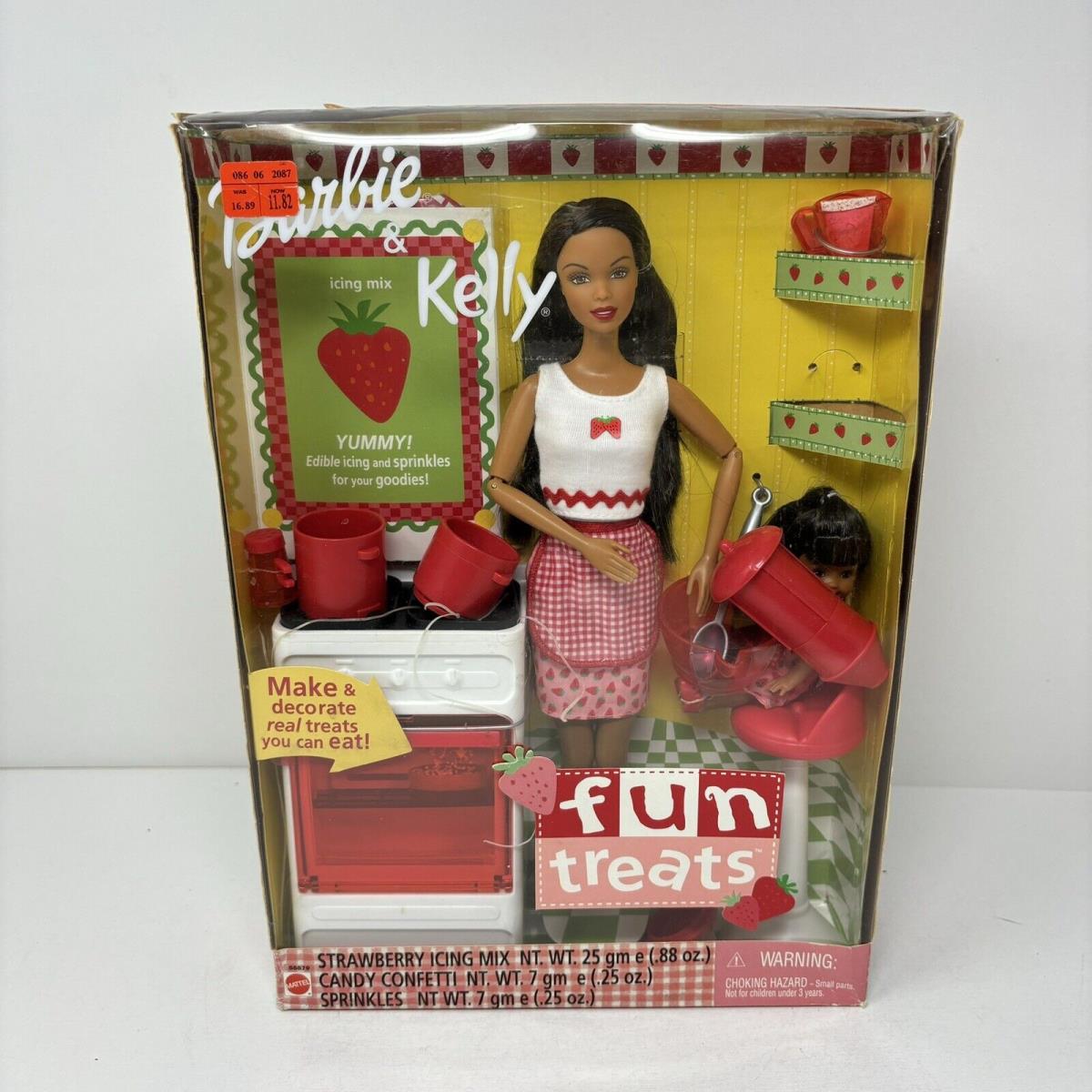 2001 Barbie Kelly Fun Treats African American AA Doll 55579