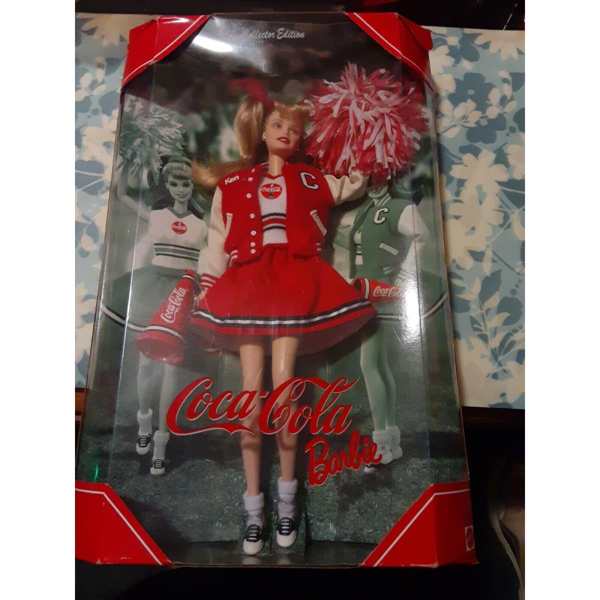 Coca-cola Barbie Doll Collector`s Edition 2000 Mattel 28376 Cheerleader Gift