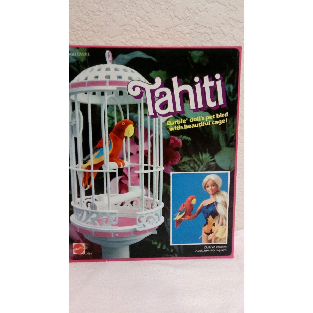 Barbie Tahati Pet Bird W/ Cagemattel 2064 Mib Nrfb. Vintage 1985 4UNOW2DAY