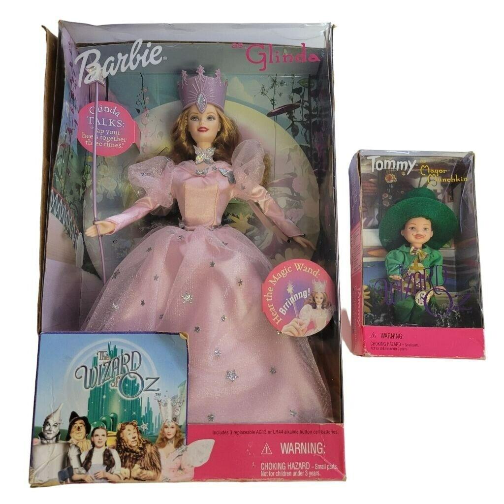 Barbie Tommy Glinda Good Witch Mayor Munchkin Wizard of Oz Magic Wand
