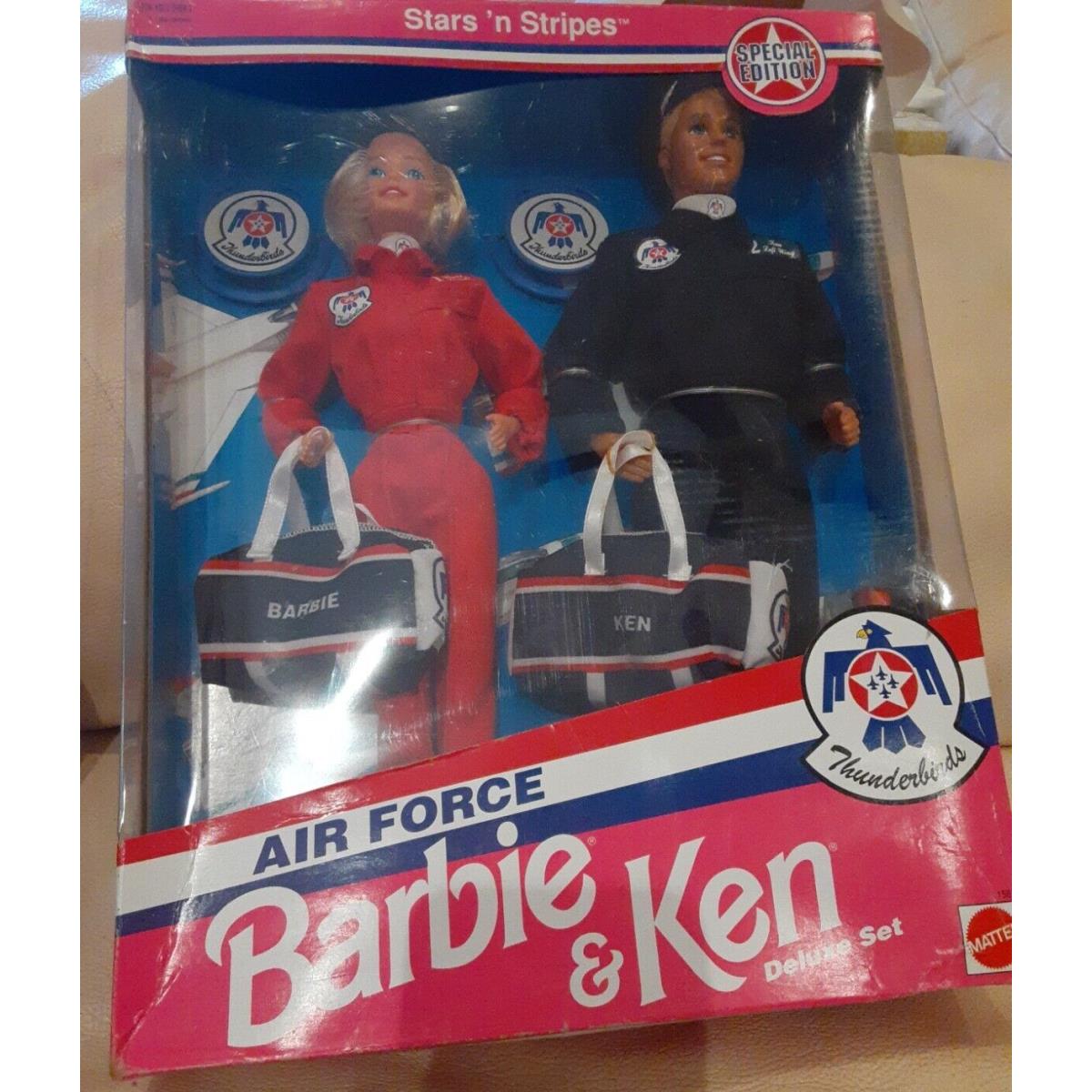 Stars N Stripes Air Force Barbie and Ken Special Edition 1993 Mattel 11581 Nrfb