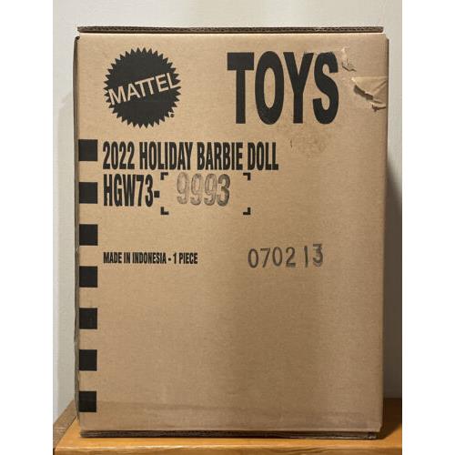 Barbie Signature 2022 Holiday Doll with Red Hair Collectible Series In Mailer - Red Doll Hair, Blue Doll Eye