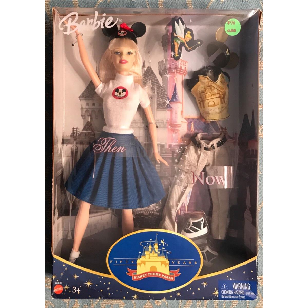 Barbie Disney: Then and Now 1955-2005 50 Years 2004 C6845 Nrfb