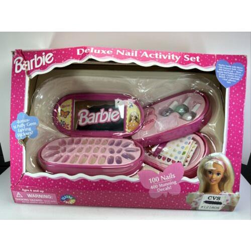 Vintage Barbie Mattel Deluxe Nail Activity Set 1998