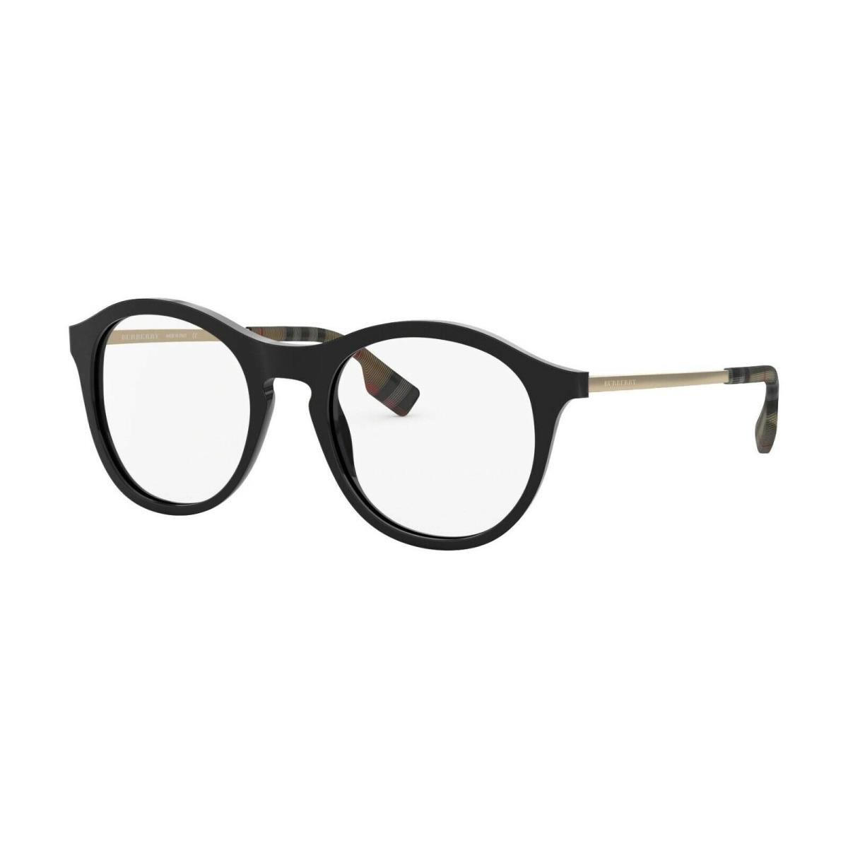 Burberry Eyeglasses BE 2287 3001 Black W/ Demo Lens 50 MM