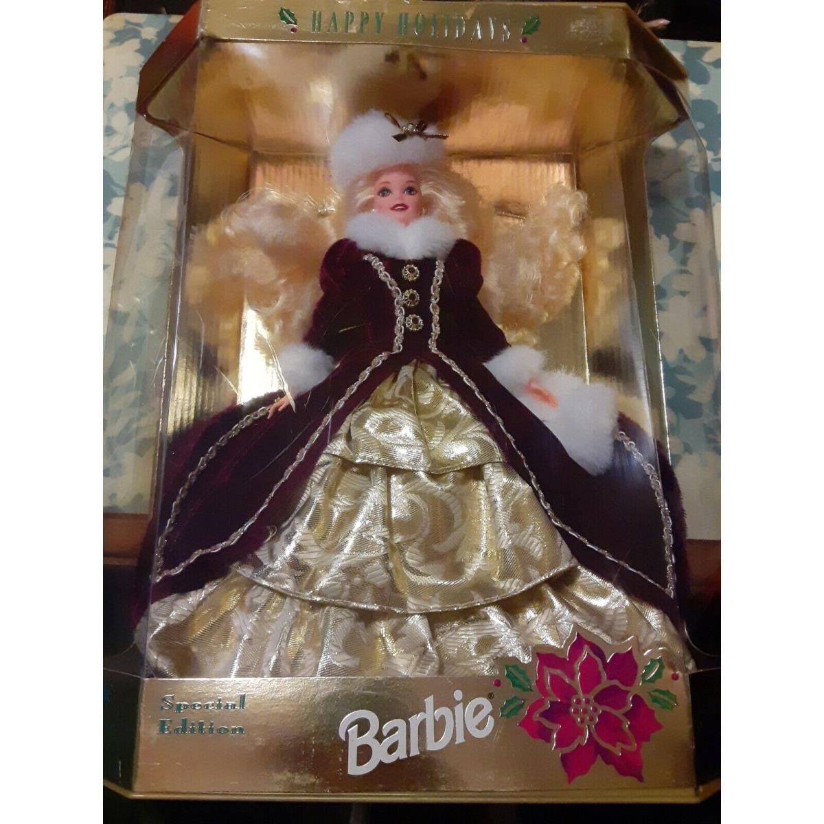 Happy Holidays Barbie Special Edition Collectors Doll Mattel 1996 15646