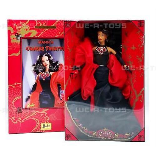 Mann`s Chinese Theatre Barbie Doll African American 1999 Mattel Nrfb