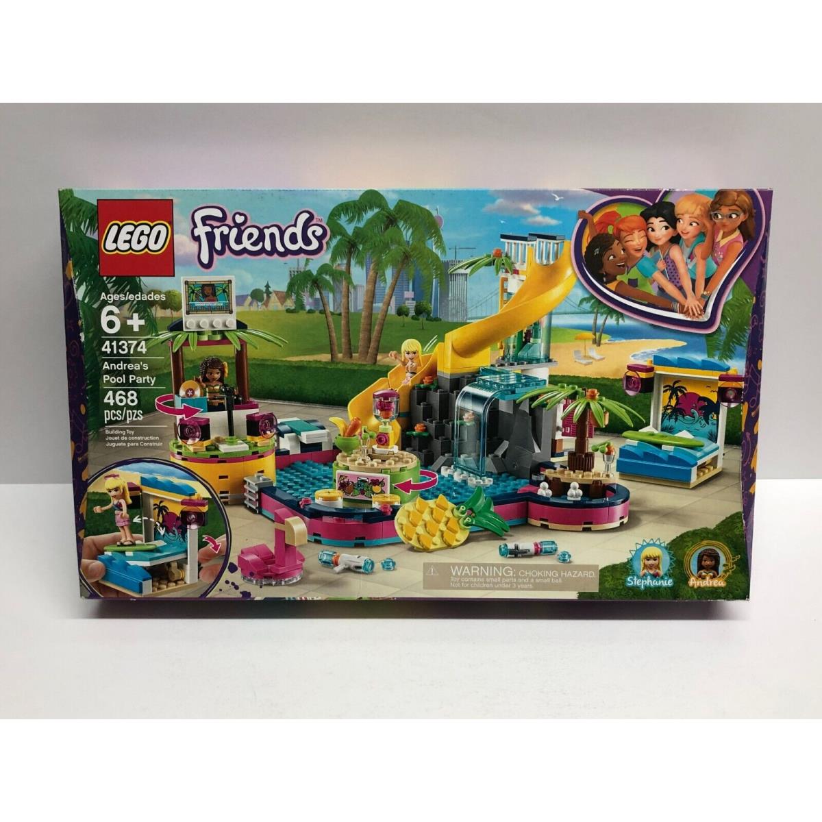 Lego 41374 Friends Andrea`s Pool Party 468 Pcs