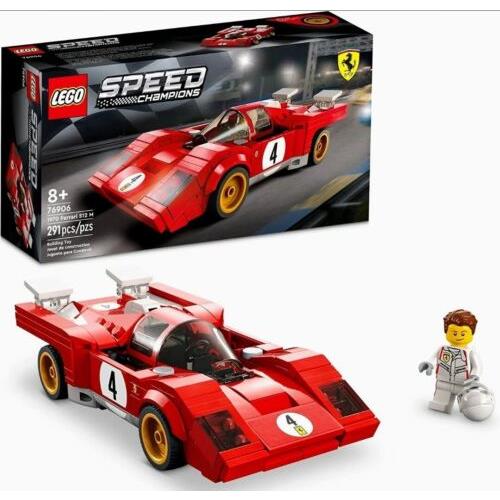 Lego Speed Champions 1970 Ferrari 512 M 76906 Building Kit Mint