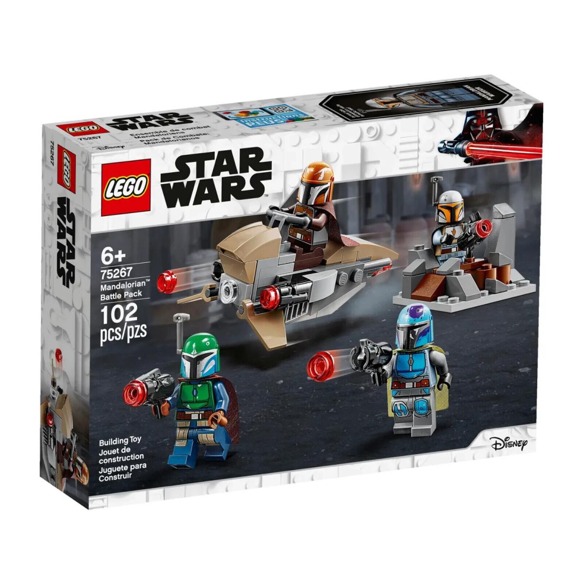Lego Mandalorian Battle Pack Set 75267 Star Wars 4 Mini Figs Figures