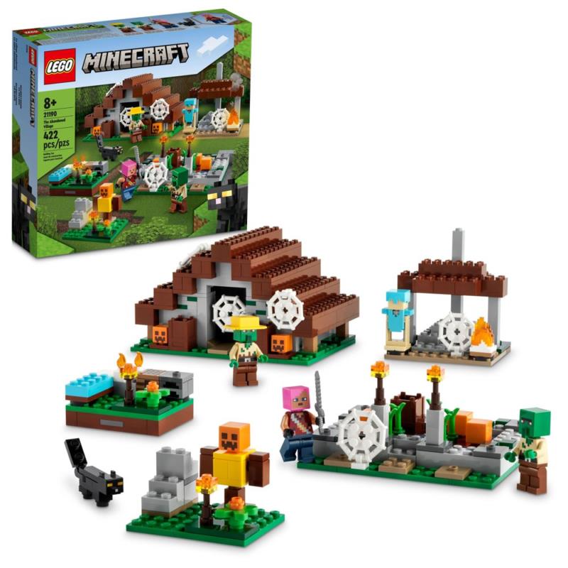 Lego Minecraft The Abandoned Village Construction Set 21190 Building Toy