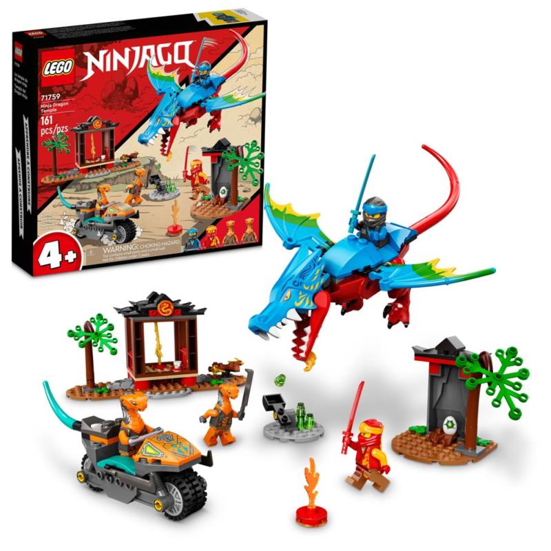Lego Ninjago Ninja Dragon Temple Set 71759 Building Set 161 Pieces Toy Gift