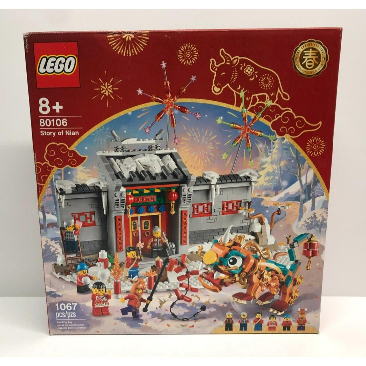 Lego 80106 Story of Nian Chinese Year 1067 Pcs Retired