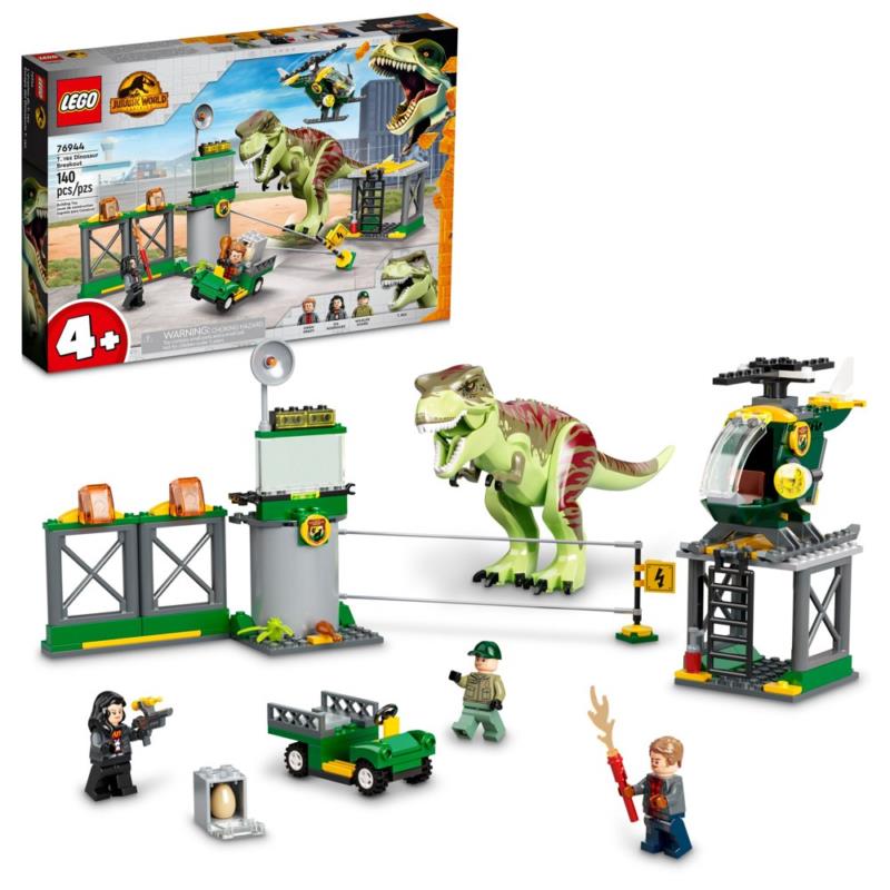 Lego Jurassic World T. Rex Dinosaur Breakout 76944 Building Set Kid Toy Gift
