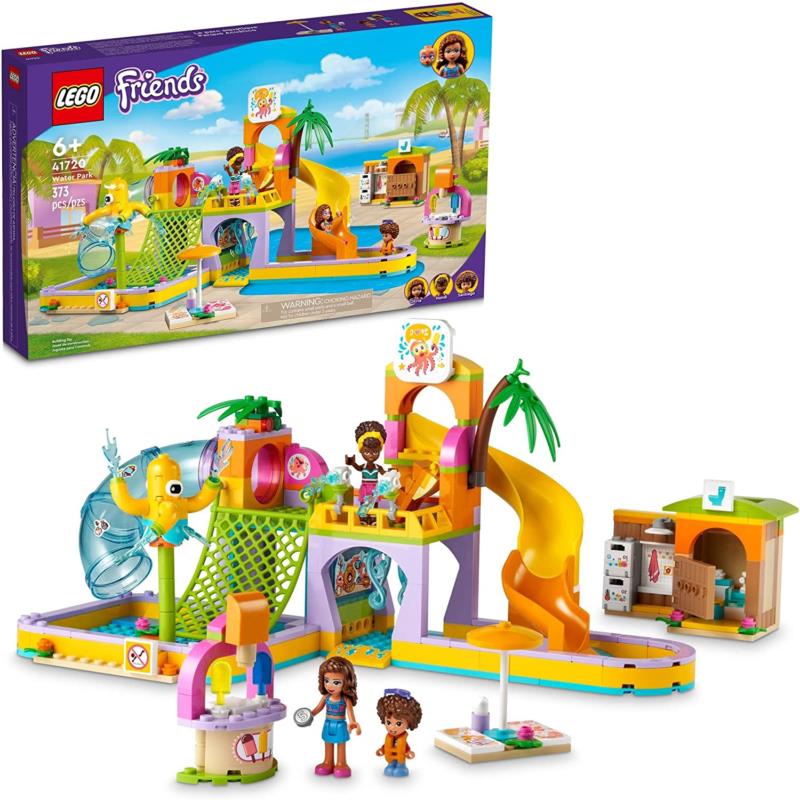 Lego Friends Water Park Set 41720 Swimming Pool and Slides Heartlake City Toy