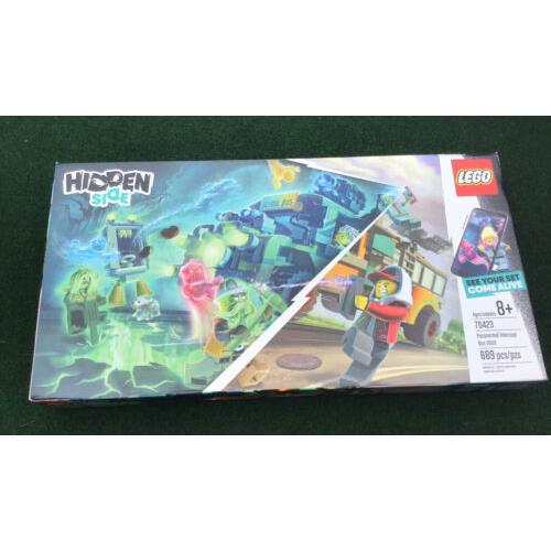 Lego Retired Hidden Side 70423 Paranormal Intercept Bus 3000 Set