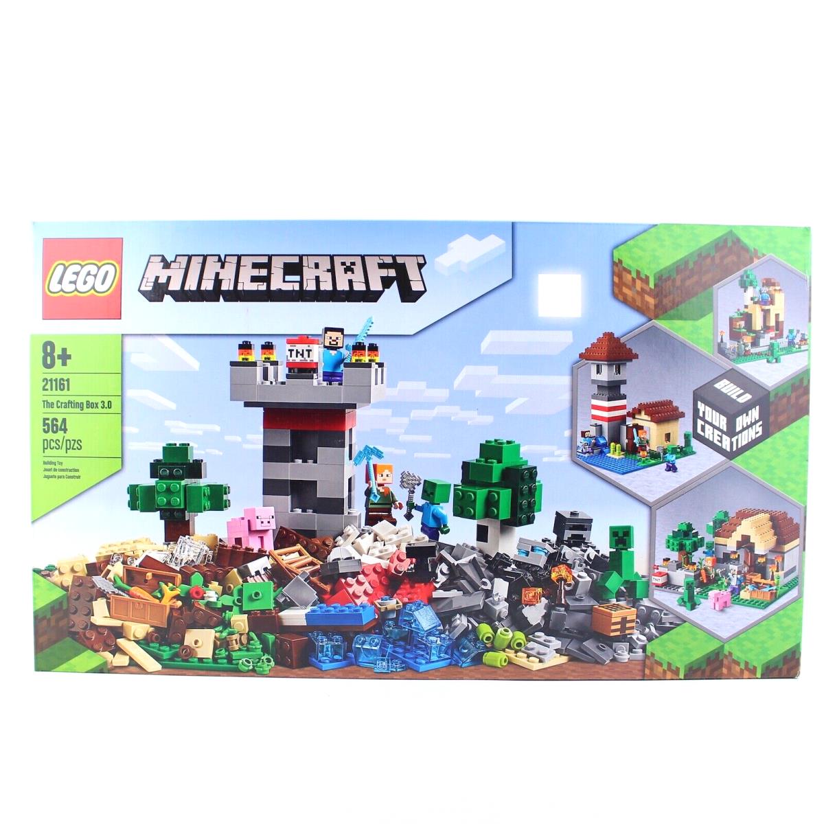 Lego Minecraft 21161 The Crafting Box 3.0 Box