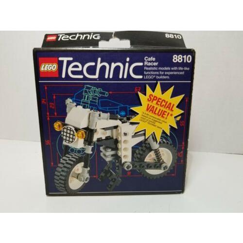 Lego 8810 Technic Cafe Racer Building Toy Set 1991
