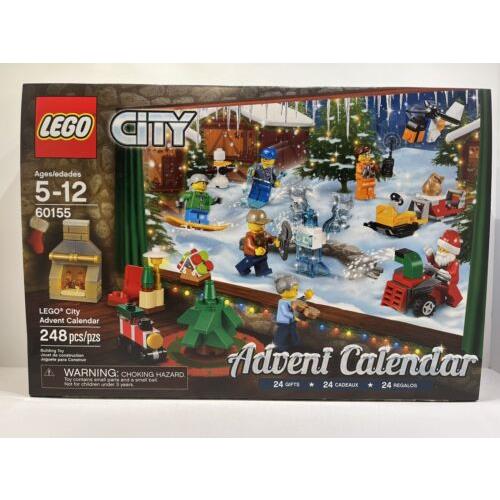 Lego City: City Advent Calendar 60155 Christmas Gift Set 248 Pieces