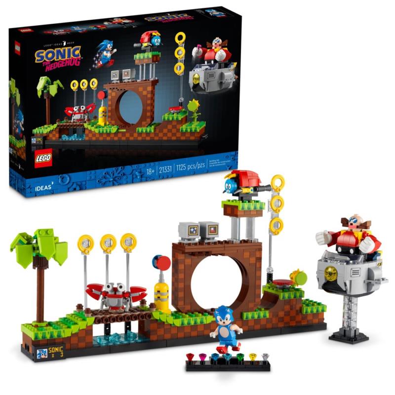 Lego Ideas Sonic The Hedgehog Green Hill Zone 21331 Building Set 1 125 Pieces