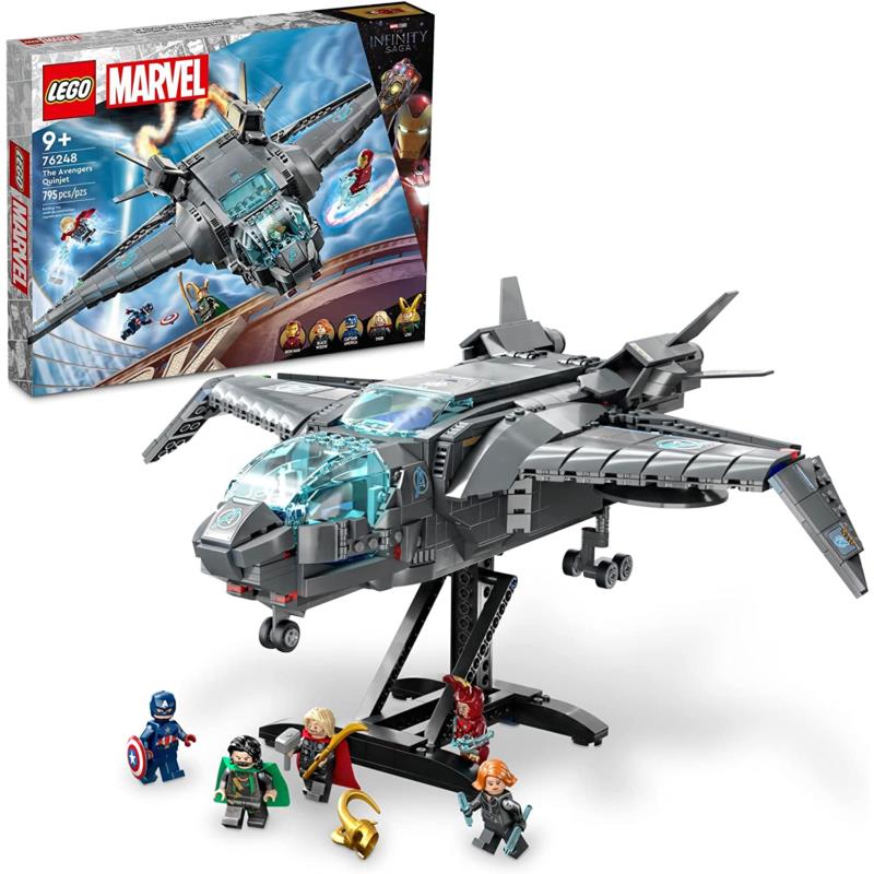 Lego Marvel The Avengers Quinjet 76248 Spaceship Building Toy Set Infinity Saga