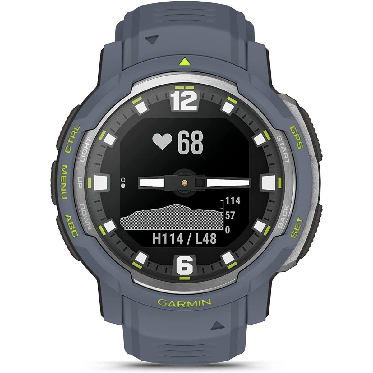 Garmin Instinct Crossover Hybrid Gps Smartwatch - Standard Solar or Tactical Blue Granite