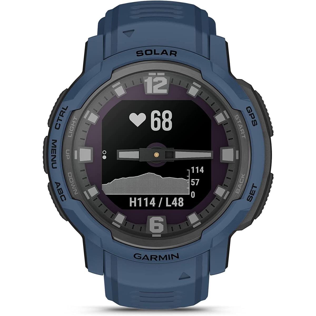 Instinct Crossover Hybrid Gps Smartwatch - Standard Solar or Tactical Tidal Blue by Garmin
