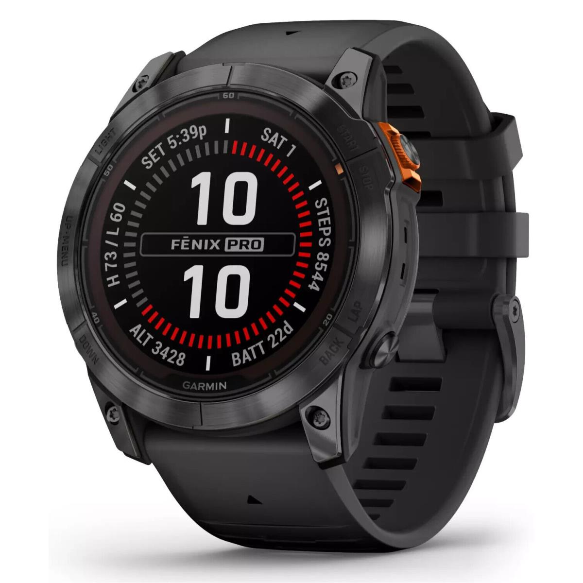 Garmin Fenix 7X Pro Solar 51mm Gps Multisport Smartwatch Black 010-02778-00