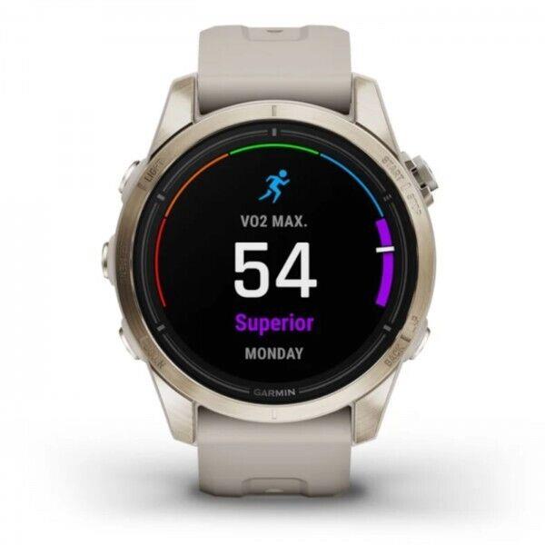 Garmin Epix Pro Gen 2 Sapphire Edition 42mm Gps Watch in Soft Gold 010-02802-10