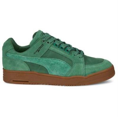 Puma Slipstream Gum Lace Up Mens Green Sneakers Casual Shoes 38734101 - Green
