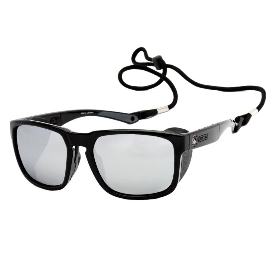 Sunglasses Dragon DR Latitude X LL 008 Black/ll Super Strong Silver I